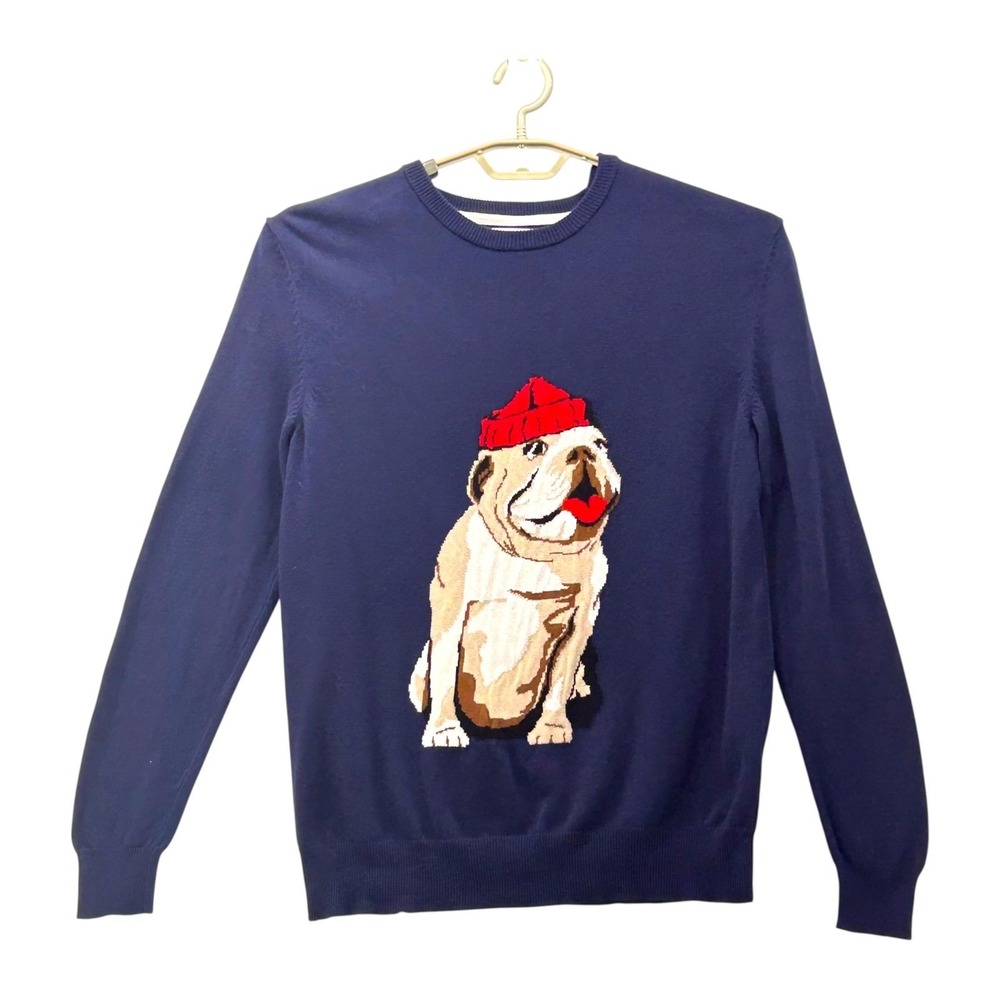 Club Room Mens Sweater Navy Medium